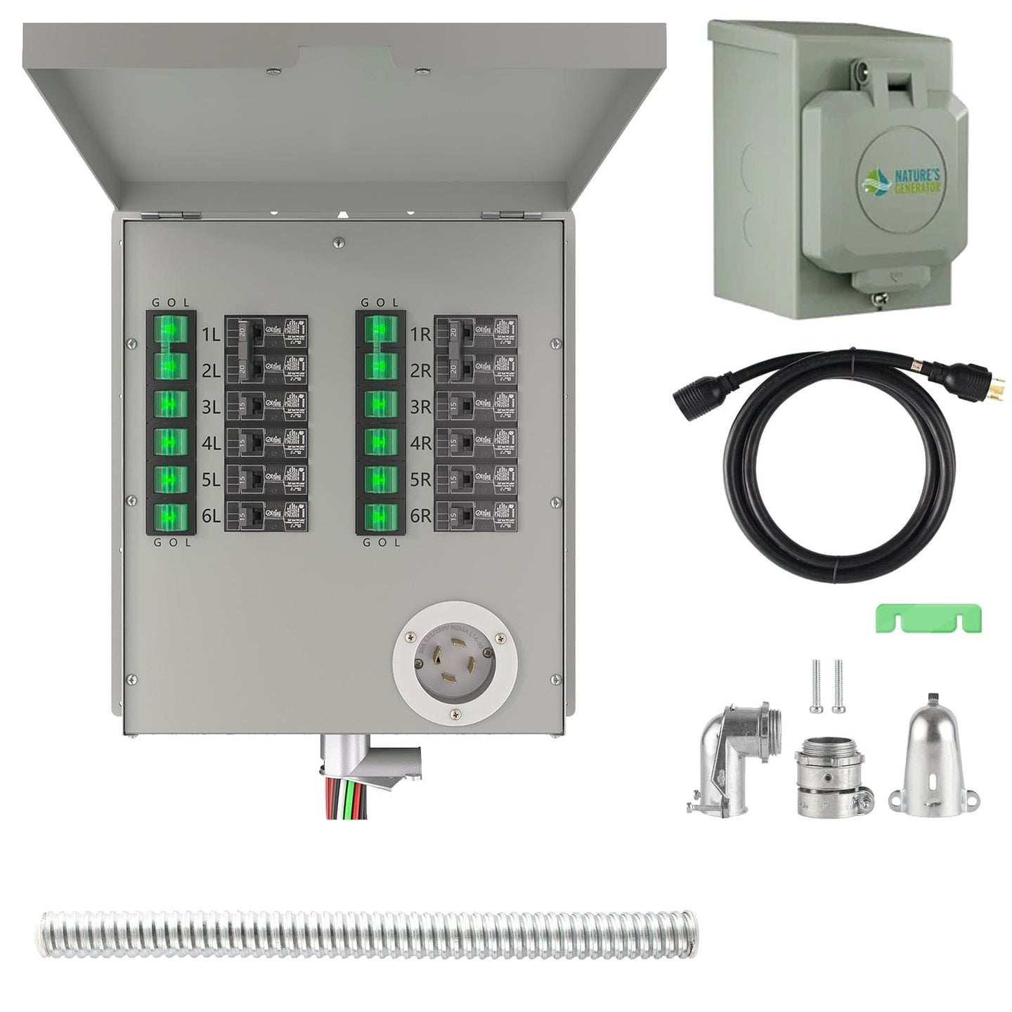 Nature's Generator Transfer Switch 12-Circuit