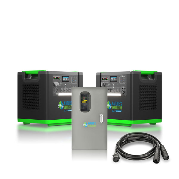 Nature's Generator Generator Lithium 6000 with Transfer Switch