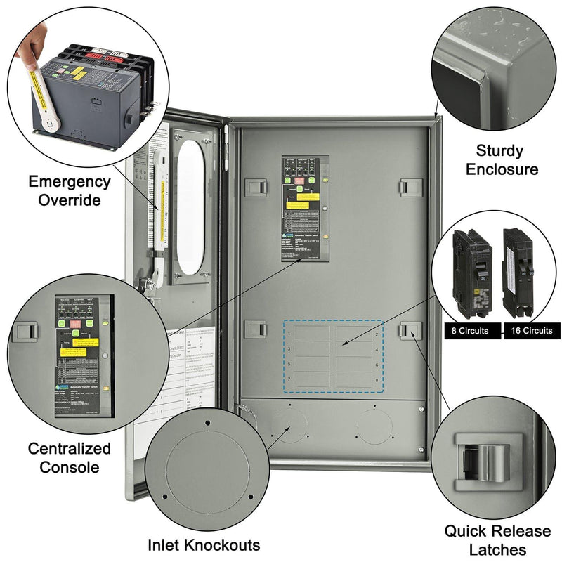 Nature's Generator Automatic Generator Transfer Switch 30A