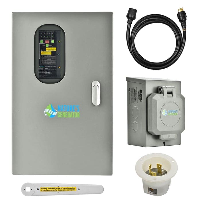 Nature's Generator Generator Lithium 6000 with Transfer Switch