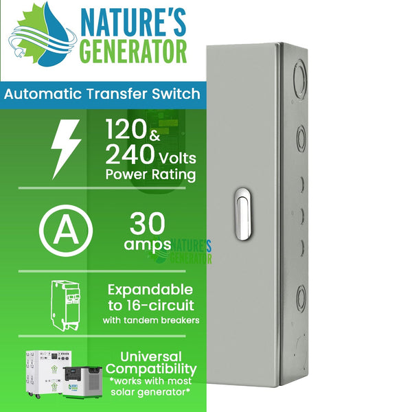 Nature's Generator Automatic Generator Transfer Switch 30A