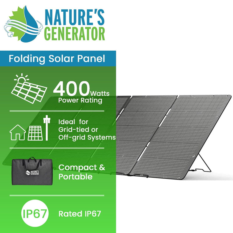 Nature's Generator Folding Solar Panel 400W NG400