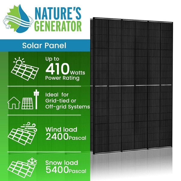 Nature's Generator Solar Panel Monocrystalline