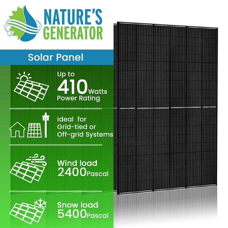 Nature's Generator Solar Panel Monocrystalline