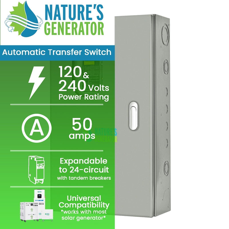 Nature's Generator Automatic Generator Transfer Switch 50A