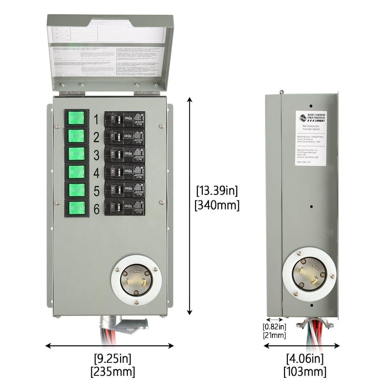 Nature's Generator Accessories 120V 30A 6-Circuit
