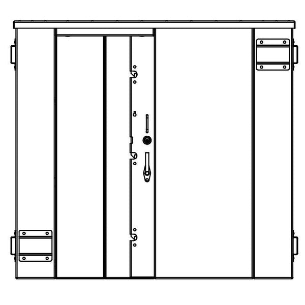 Swisher Storm Shelter 14 Person SR84X084G steel shelter
