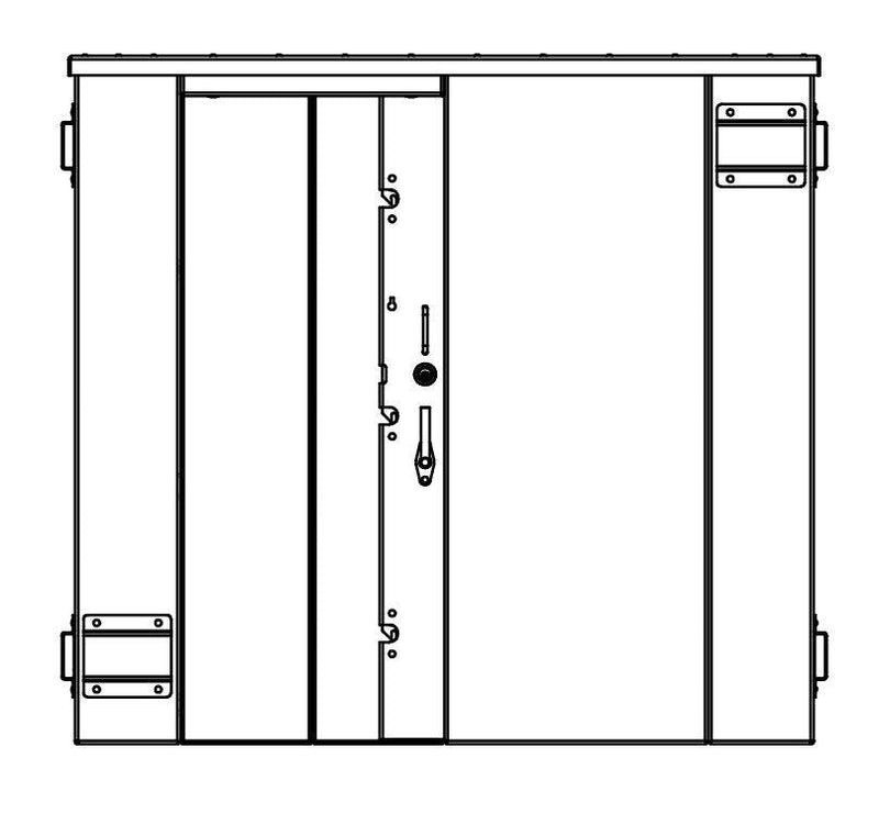 Swisher Storm Shelter 14 Person SR84X084G steel shelter