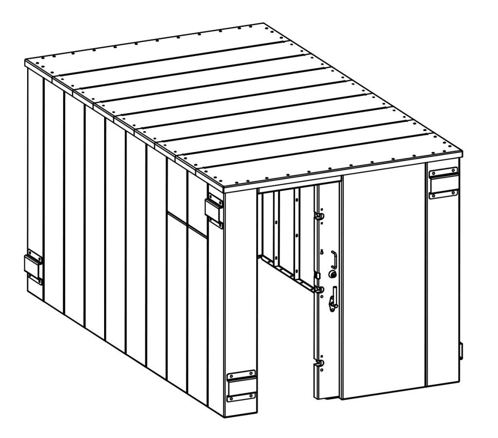 ESP Storm Shelter (25 Person) SR84X144G