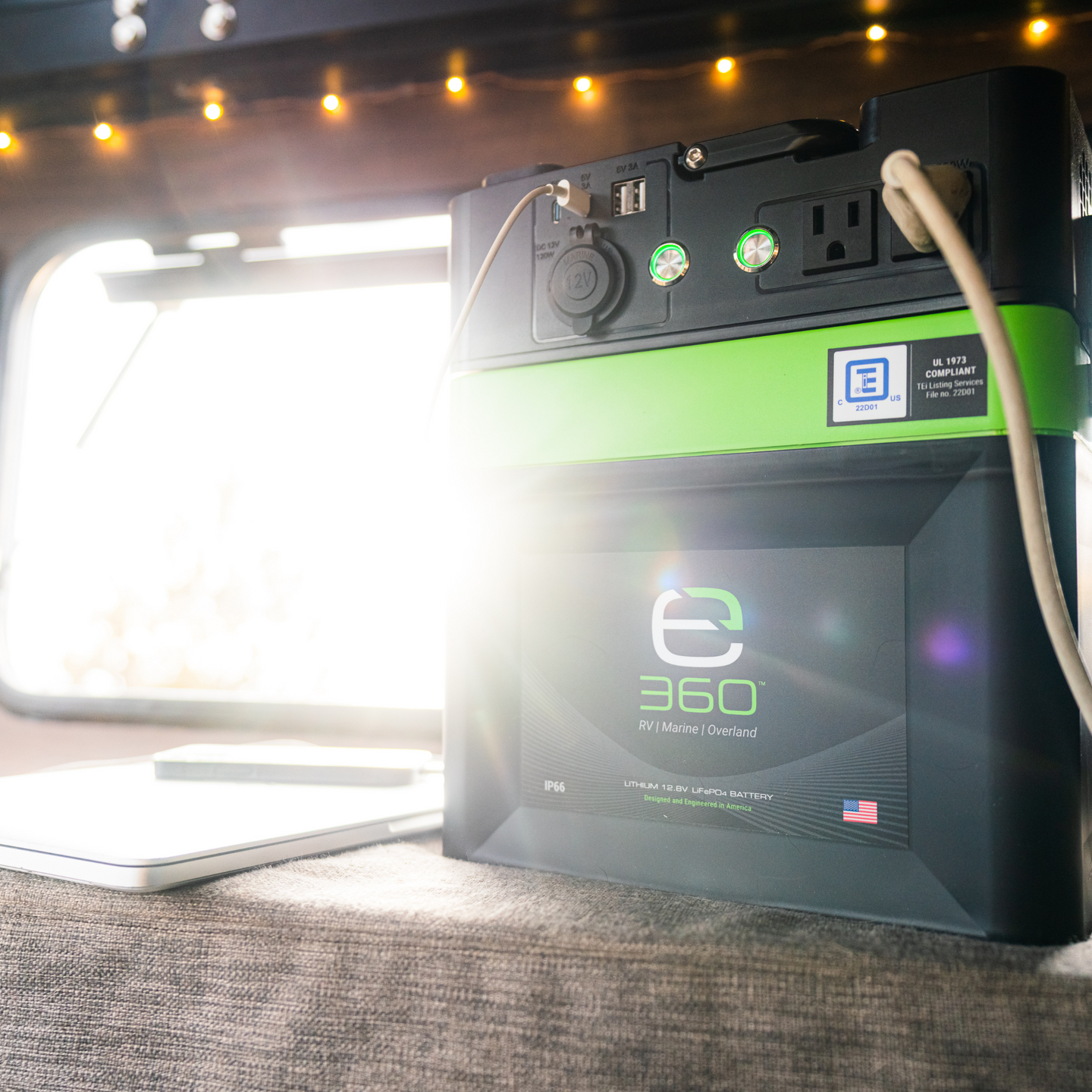 Expion360 AURA Powercap 600W Inverter for Group 24 Batteries