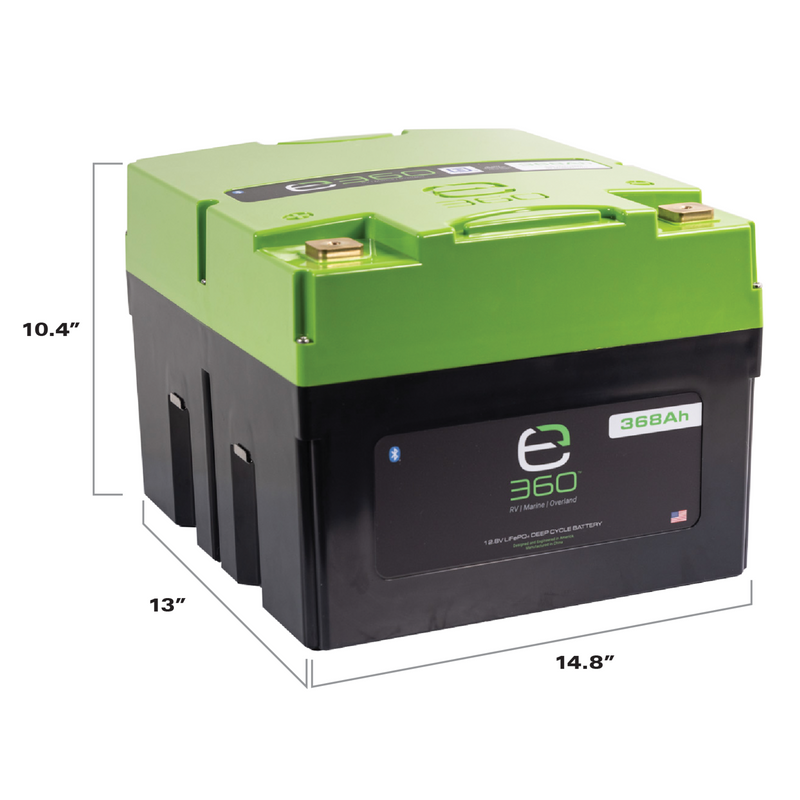 Expion360 12V 368Ah LiFePO4 Lithium Battery EX1 Bluetooth