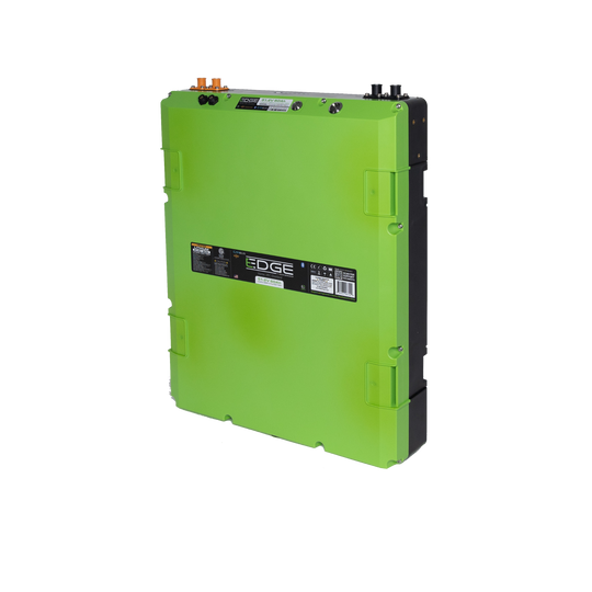 Expion360 48V 60Ah LiFePO4 lithium battery with Bluetooth and heated features in black.
