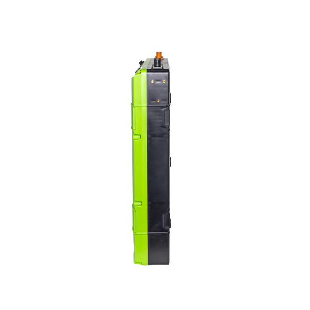 Expion360 48V 60Ah LiFePO4 lithium battery with Bluetooth and heated features in black.