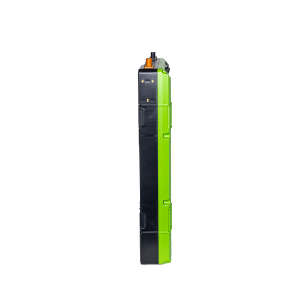 Expion360 48V 60Ah LiFePO4 lithium battery with Bluetooth and heated features in black.