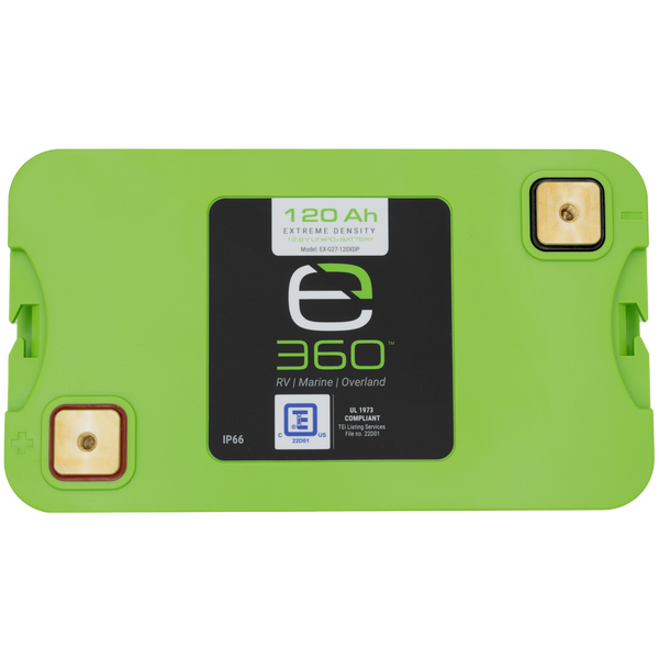 Expion360 12V 120Ah LiFePO4 Lithium Battery  Group 27