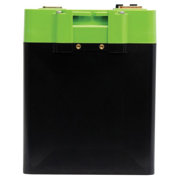 Expion360 12V 132Ah LiFePO4 lithium battery with Group 27 size, Bluetooth, and heating feature.