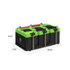 Triple mounting kit with three battery holders for Group 27 batteries