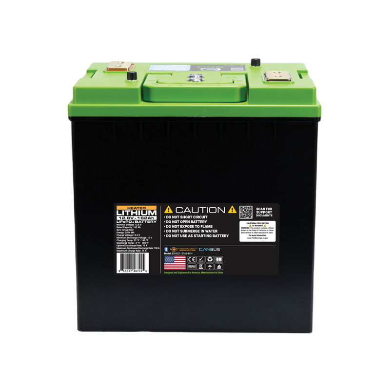 Expion360 12V 162Ah LiFePO4 Lithium Battery GC2 Bluetooth & Heated