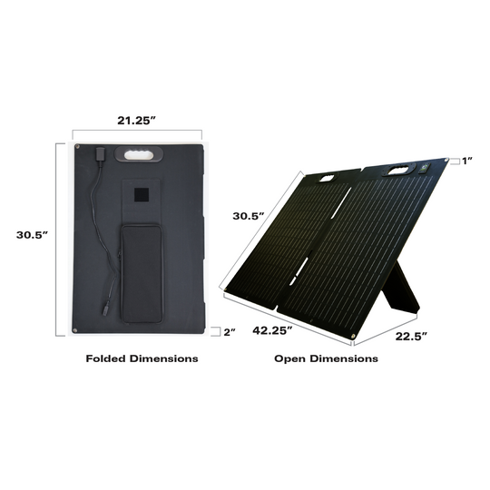 Expion360 Portable and Foldable Solar Panel 120W