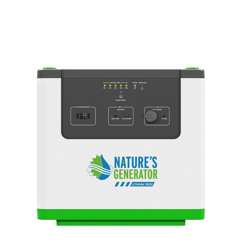 Nature's Generator Power Pod Lithium 3600 LG3600