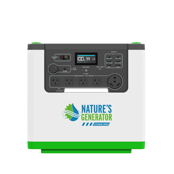 Nature's Generator Power Station Lithium 3600 LG3600
