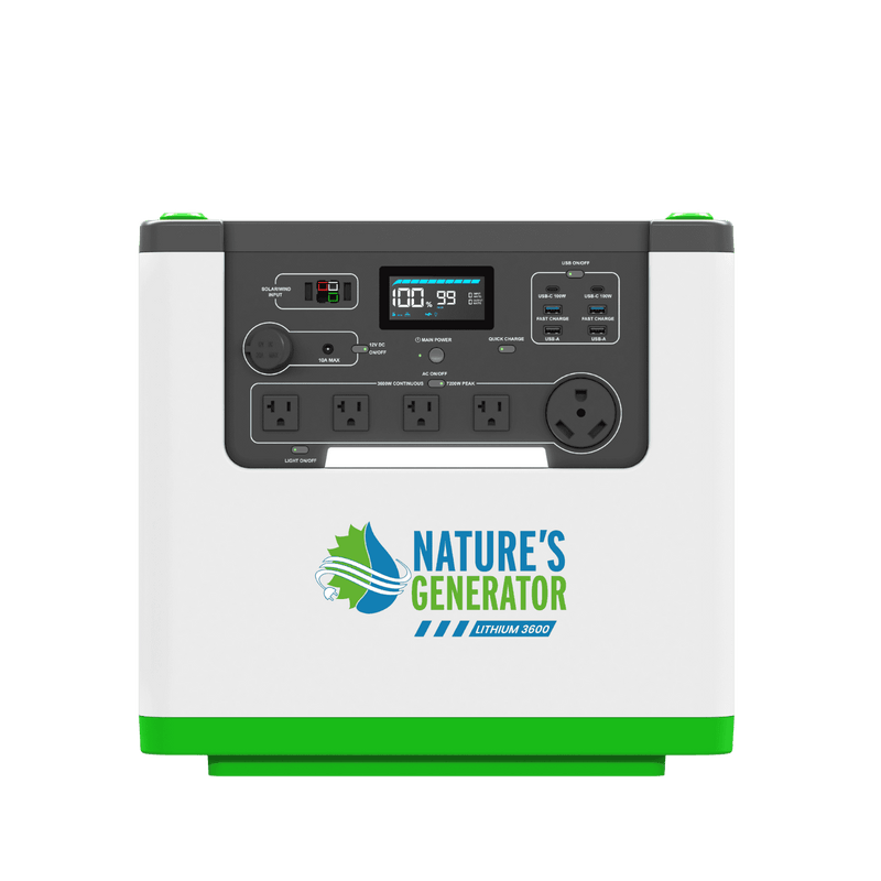 Nature's Generator Power Station Lithium 3600 LG3600
