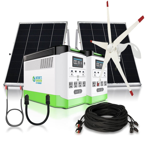 Nature's Generator Lithium Solar and Wind Generator 1800