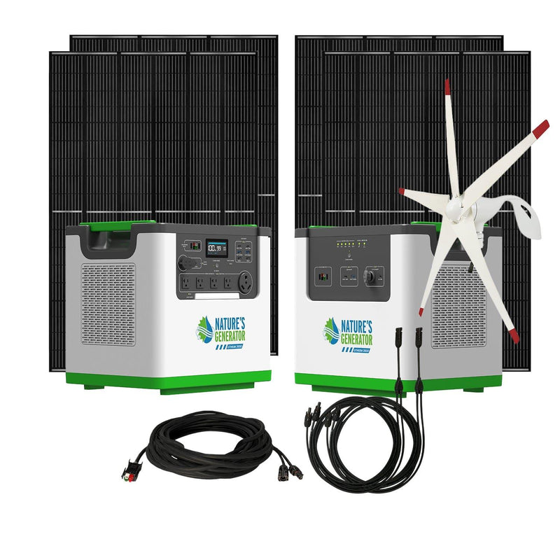 Nature's Generator Lithium 3600 Solar and Wind Generator NG3600