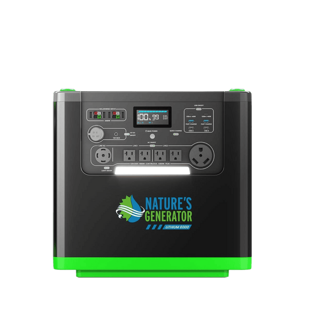 Nature's Generator Power Station Lithium 6000 LG6000