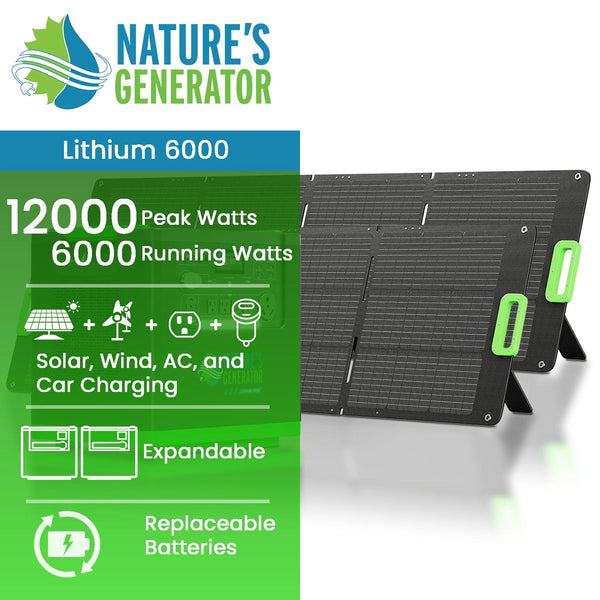Nature's Generator Generator Lithium 6000 
