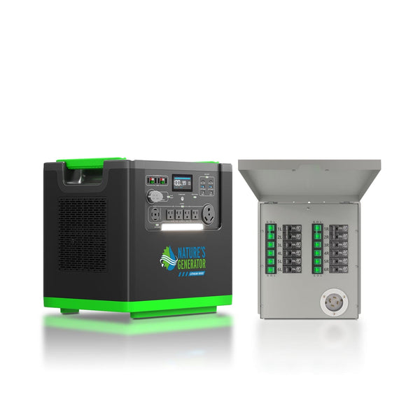 Nature's Generator Generator Lithium 6000 with Transfer Switch