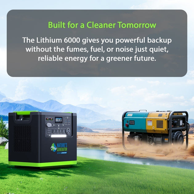 Scene 
Lithium 6000 vs Gas Generators