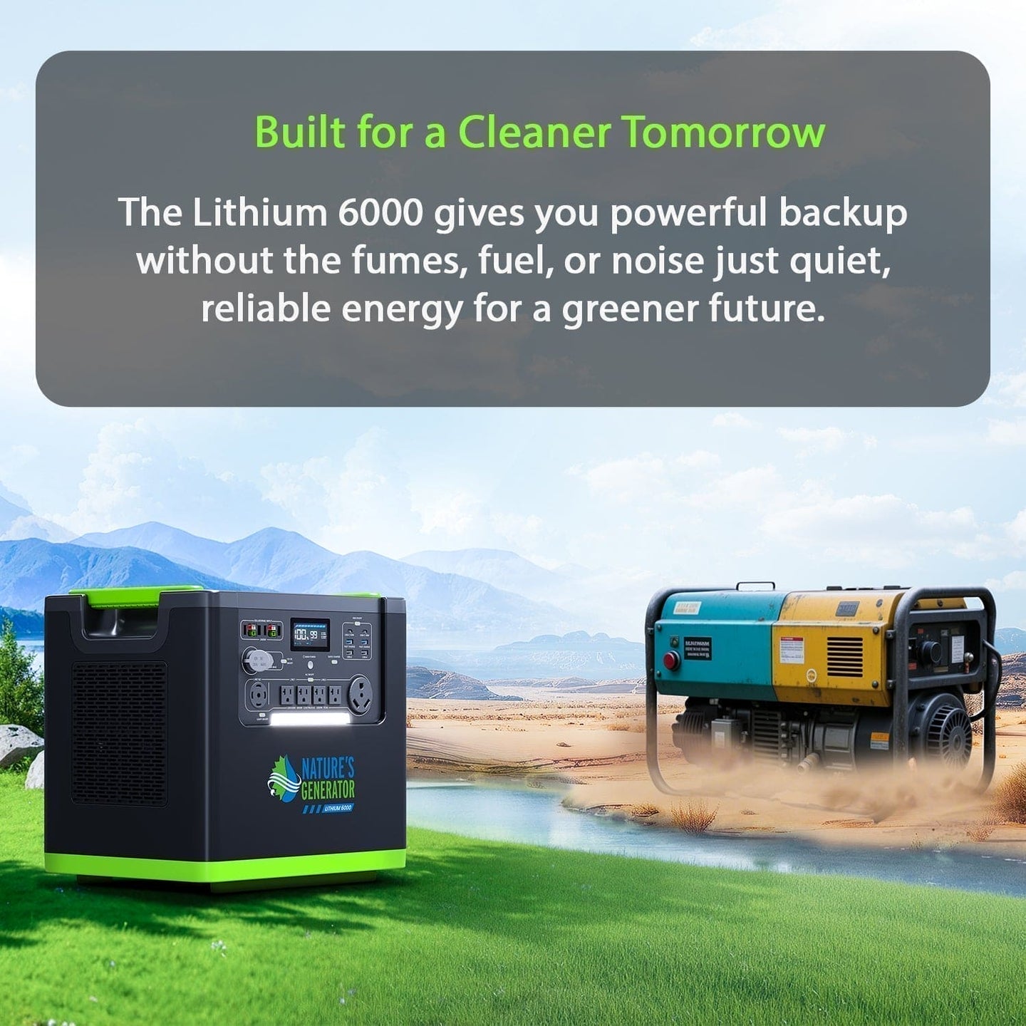 Nature's Generator Power Station Lithium 6000 LG6000