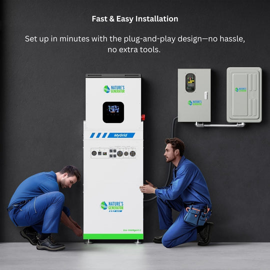 Nature's Generator Grid Tie 10kW With Transfer Switch MYGRID10KTS