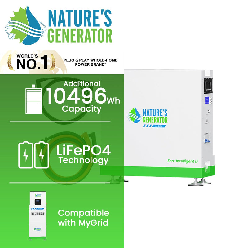 Nature's Generator Solar Battery MyGrid 10K