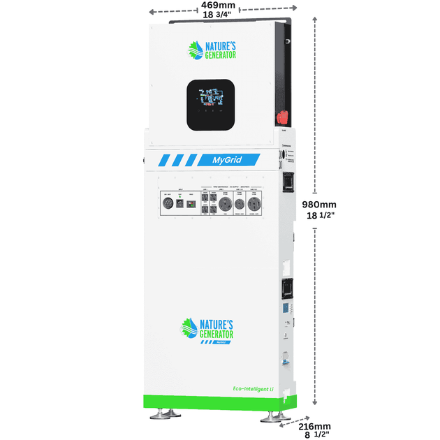 Product MyGrid 10k with Dimensions