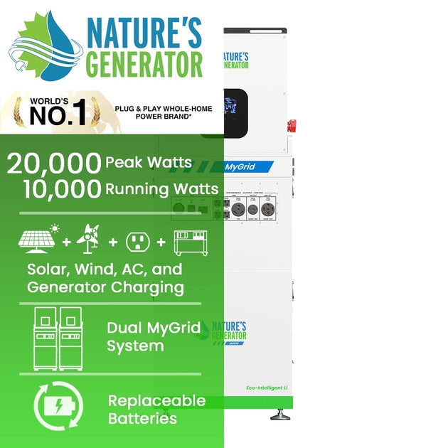 Nature's Generator Whole Home Generator 10K MyGrid