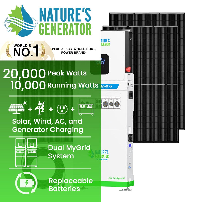 Nature's Generator Solar Generator MyGrid 10K LG10K