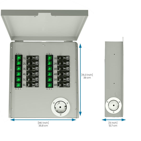 Nature's Generator Transfer Switch 12-Circuit 
