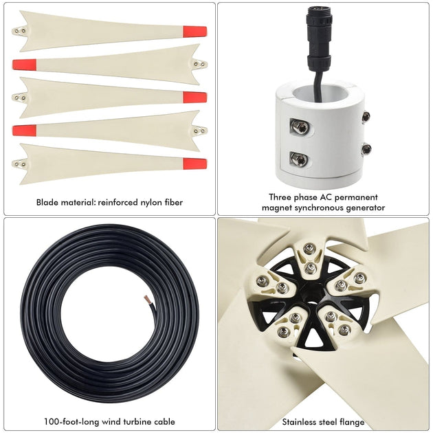 Product 
Nature's Generator Wind Turbine Parts