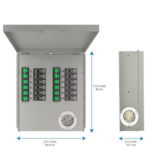 Nature's Generator Transfer Switch 12-Circuit