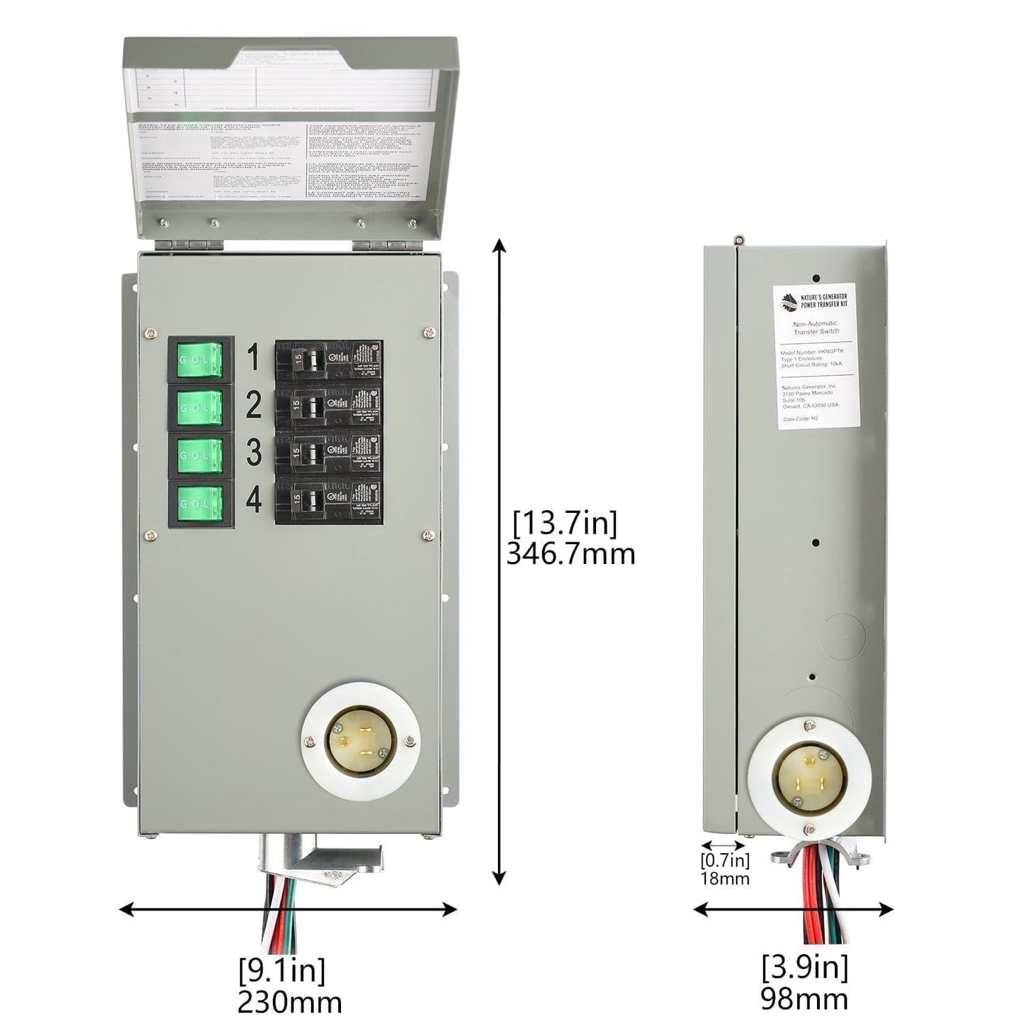Nature's Generator Generator Gold - PE System NGGoldPE