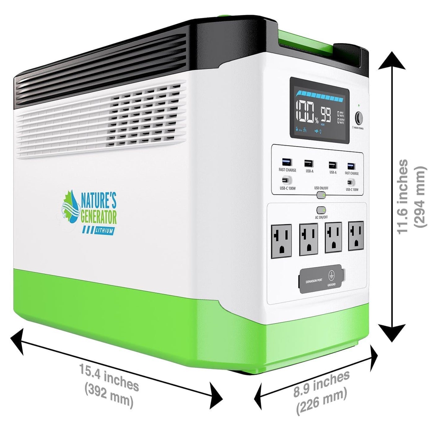 Nature's Generator Solar Generator 1800 Lithium LG1800