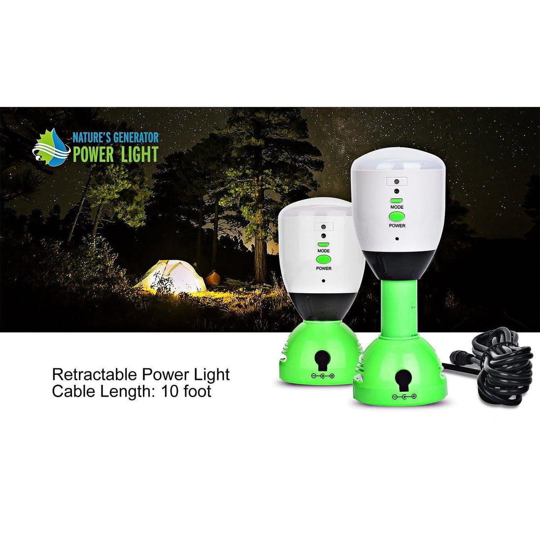 Nature's Generator Electronics Power Light 400 Lumens NG400