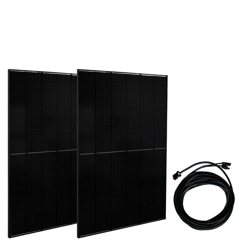 Nature's Generator Powerhouse with Solar Panel and Transfer
