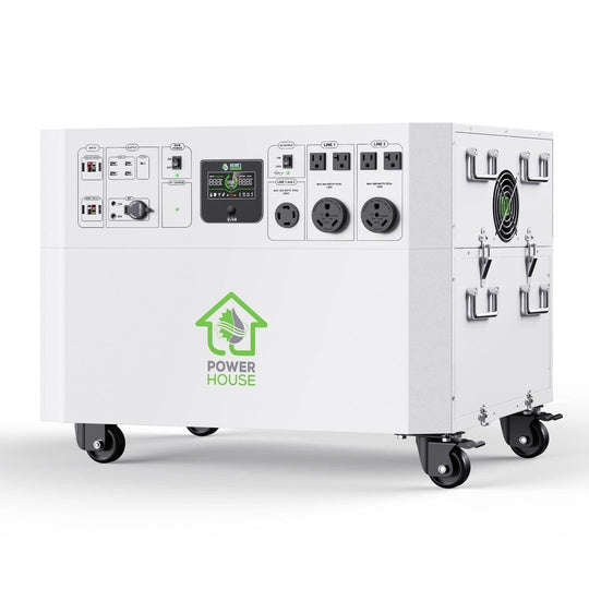 Nature's Generator Powerhouse with Solar Panel and Transfer