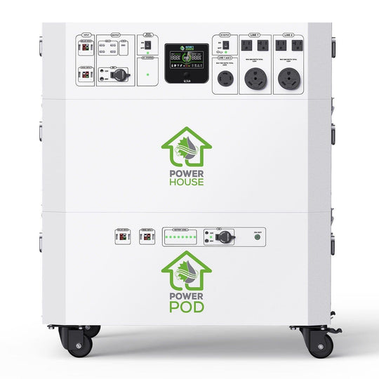 Nature's Generator Powerhouse with Solar Panel and Transfer