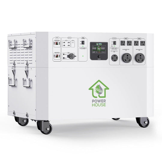 Nature's Generator Powerhouse with Solar Panel and Transfer